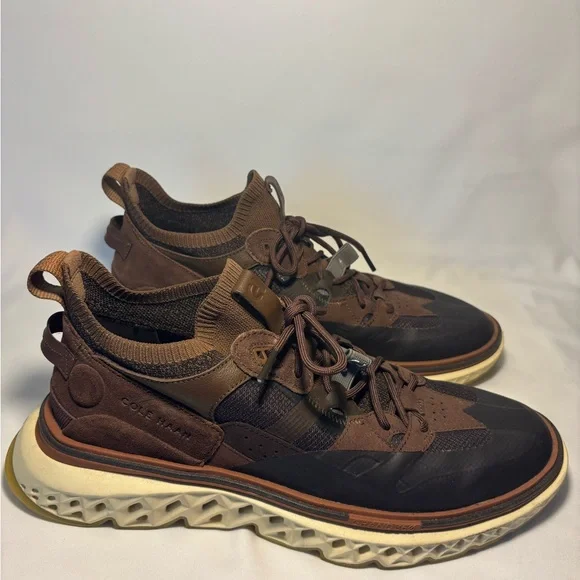 Cole Haan Men's 5.Zerogrand Work Sneaker Brown - Picture 2 of 7